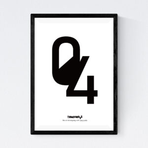 TYPOGRAPHYS POSTER T0064-04（A4）