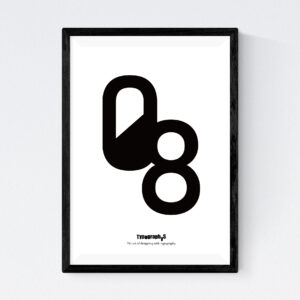 TYPOGRAPHYS POSTER T0064-08（A4）
