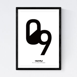 TYPOGRAPHYS POSTER T0064-09（A4）