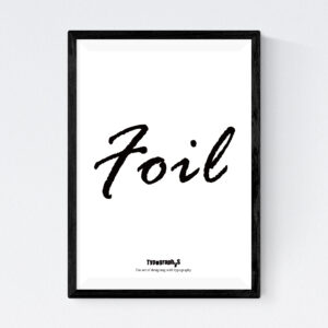 TYPOGRAPHYS POSTER T0065（A4）