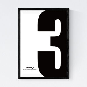 TYPOGRAPHYS POSTER T0003-03（A4）