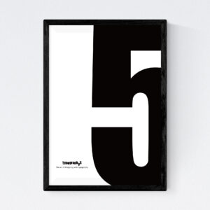 TYPOGRAPHYS POSTER T0003-05（A4）