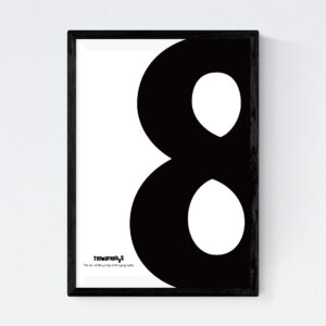 TYPOGRAPHYS POSTER T0003-08（A4）