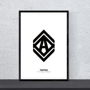 TYPOGRAPHYS POSTER T0055-A（A4）