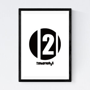 TYPOGRAPHYS POSTER T0017-02（A4）