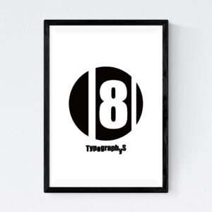 TYPOGRAPHYS POSTER T0017-08（A4）
