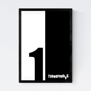 TYPOGRAPHYS POSTER T0030-01（A4）