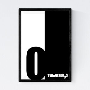 TYPOGRAPHYS POSTER T0030-00（A4）