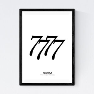 TYPOGRAPHYS POSTER T0009-7777（A4）
