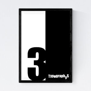 TYPOGRAPHYS POSTER T0030-03（A4）