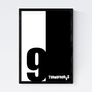 TYPOGRAPHYS POSTER T0030-09（A4）