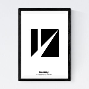 TYPOGRAPHYS POSTER T0045（A4）