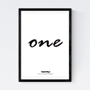 TYPOGRAPHYS POSTER T0047（A4）