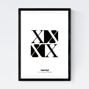 TYPOGRAPHYS POSTER T0048（A4）
