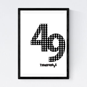 TYPOGRAPHYS POSTER T0043-49（A4）