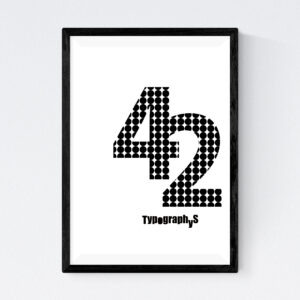TYPOGRAPHYS POSTER T0043-42（A4）