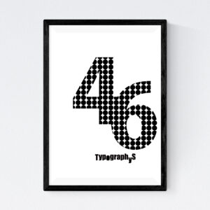 TYPOGRAPHYS POSTER T0043-46（A4）