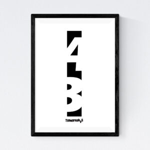 TYPOGRAPHYS POSTER T0058-43（A4）
