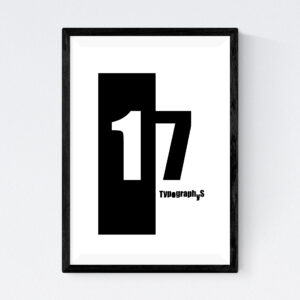 TYPOGRAPHYS POSTER T0016-17（A4）