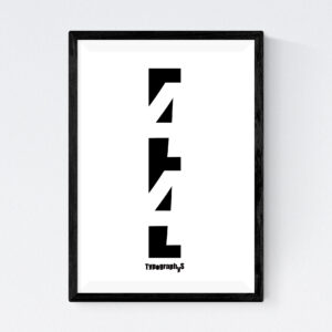 TYPOGRAPHYS POSTER T0058-44（A4）