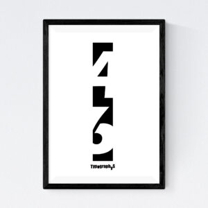 TYPOGRAPHYS POSTER T0058-46（A4）