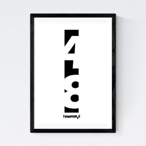 TYPOGRAPHYS POSTER T0058-48（A4）