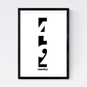 TYPOGRAPHYS POSTER T0058-49（A4）