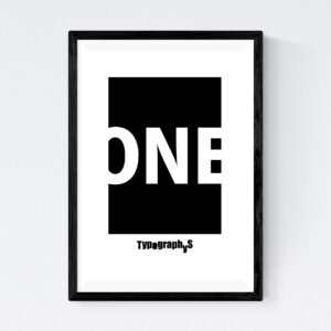 TYPOGRAPHYS POSTER T0059-01（A4）