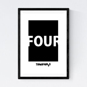 TYPOGRAPHYS POSTER T0059-04（A4）