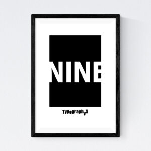 TYPOGRAPHYS POSTER T0059-09（A4）