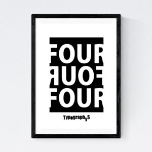 TYPOGRAPHYS POSTER T0060-04（A4）