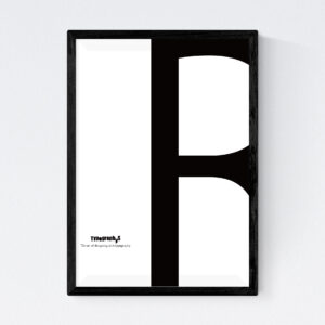 TYPOGRAPHYS POSTER T0067-R（A4）