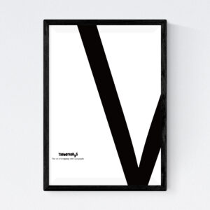 TYPOGRAPHYS POSTER T0067-V（A4）