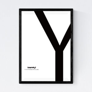 TYPOGRAPHYS POSTER T0067-Y（A4）