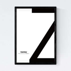 TYPOGRAPHYS POSTER T0067-Z（A4）