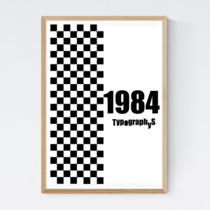 TYPOGRAPHYS POSTER T0001-1984（A2）
