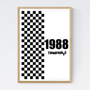 TYPOGRAPHYS POSTER T0001-1988（A2）