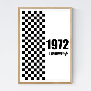 TYPOGRAPHYS POSTER T0001-1972（A2）