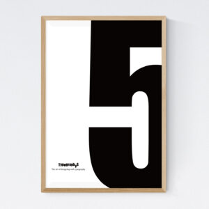 TYPOGRAPHYS POSTER T0003-05（A2）