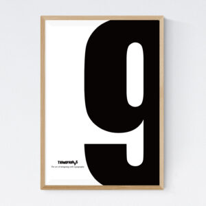 TYPOGRAPHYS POSTER T0003-09（A2）