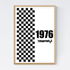 TYPOGRAPHYS POSTER T0001-1976（A2）