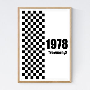 TYPOGRAPHYS POSTER T0001-1978（A2）