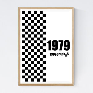 TYPOGRAPHYS POSTER T0001-1979（A2）