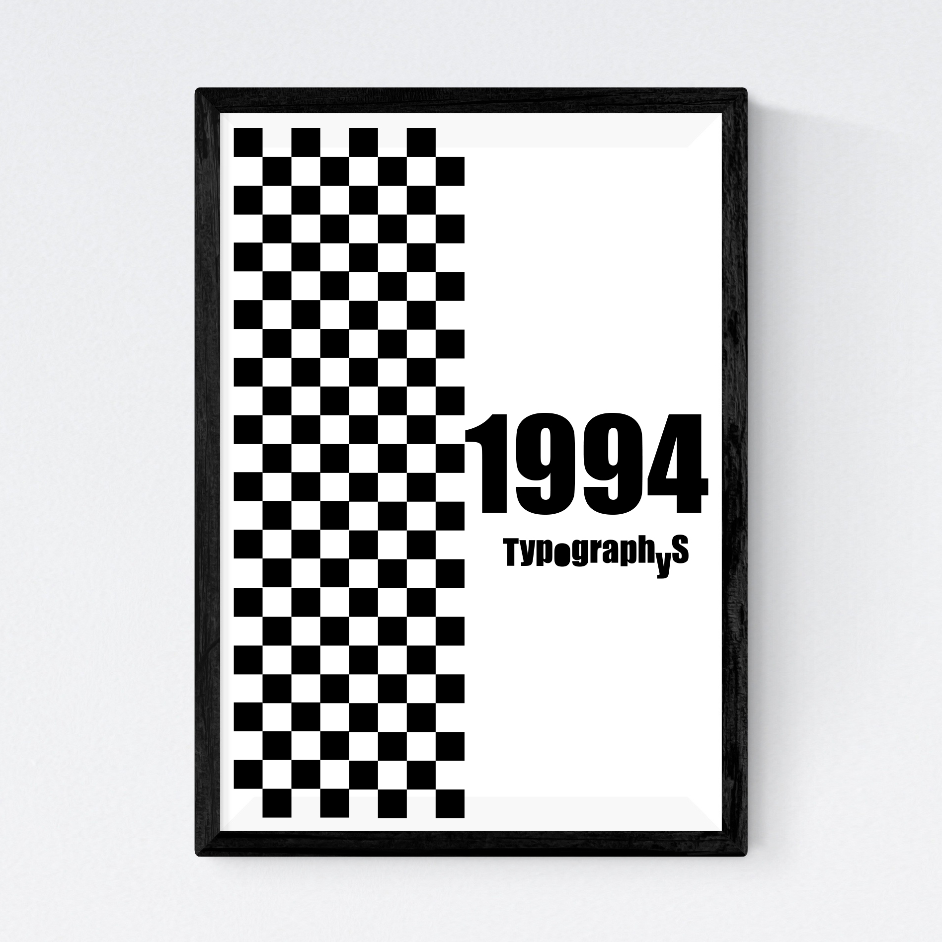 TYPOGRAPHYS POSTER T0001-1994（A3）