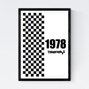 TYPOGRAPHYS POSTER T0001-1978（A3）