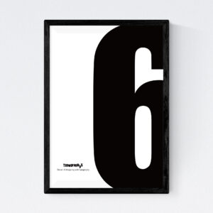 TYPOGRAPHYS POSTER T0003-06（A3）