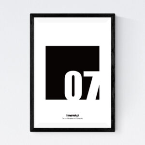 TYPOGRAPHYS POSTER T0015-07（A4）