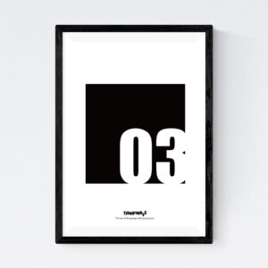 TYPOGRAPHYS POSTER T0015-03（A3）
