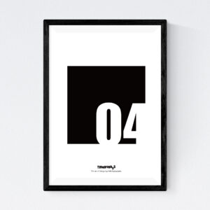 TYPOGRAPHYS POSTER T0015-04（A3）