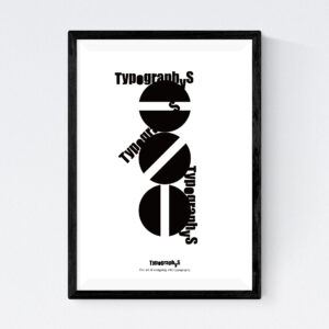 TYPOGRAPHYS POSTER T0014S（A3）